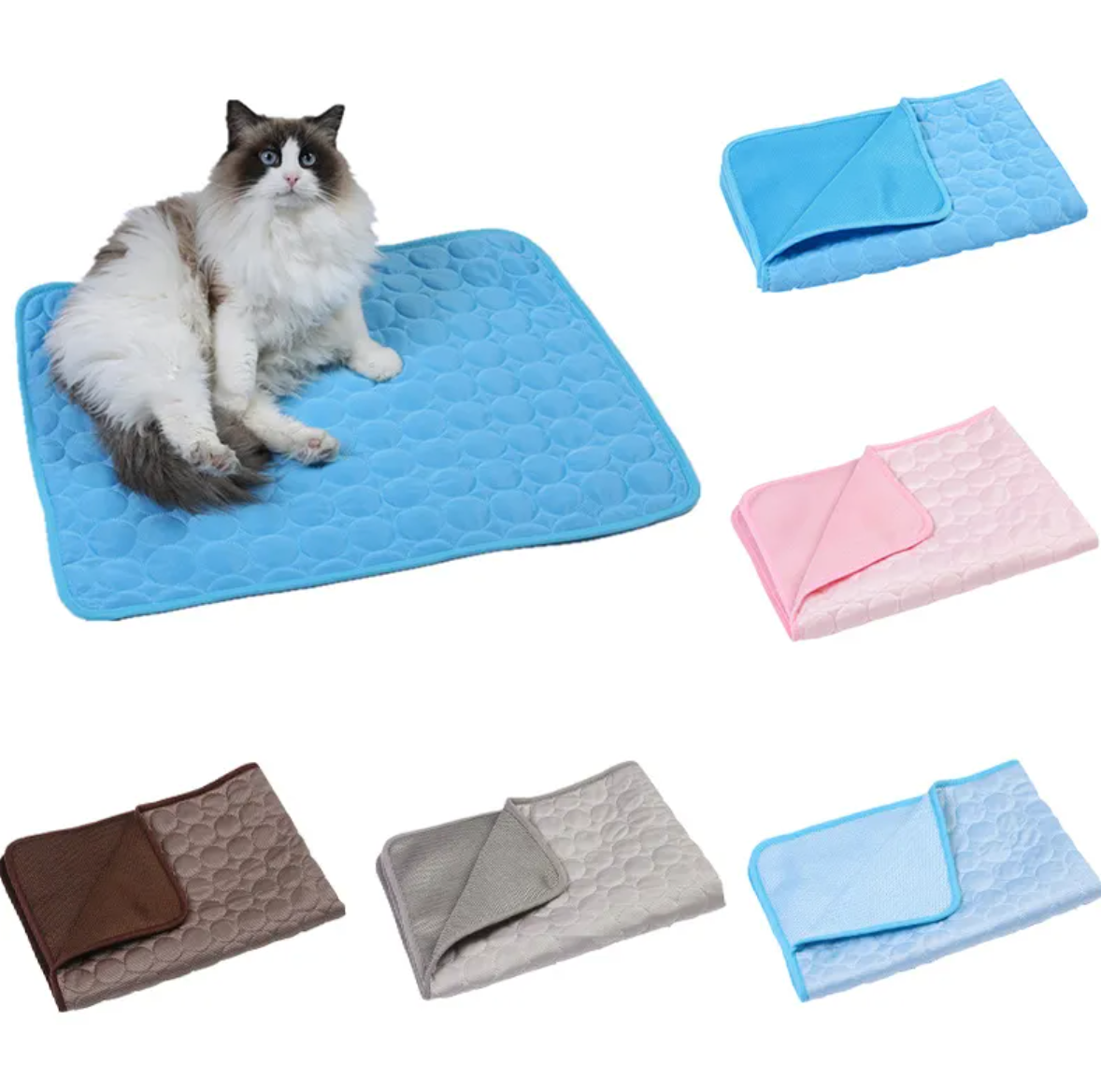 FrostyPaw™ Ice Silk Cooling Mat