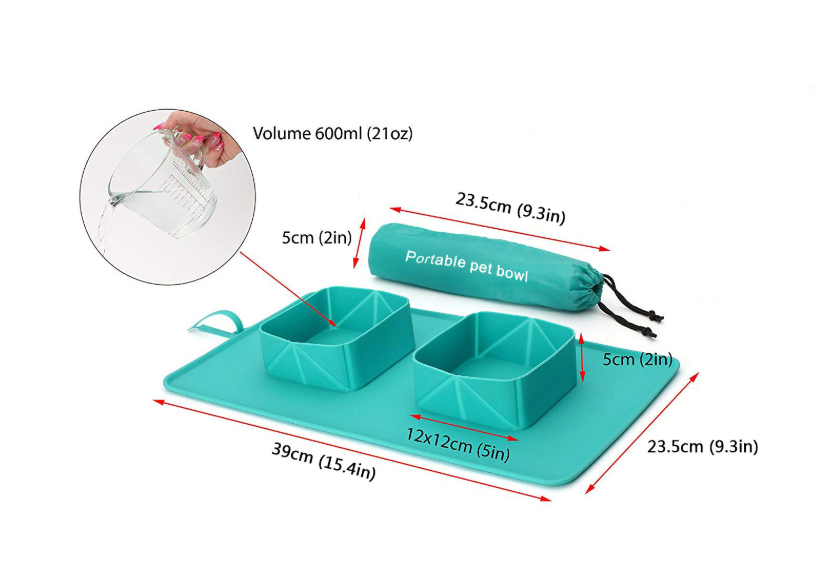 Collapsible Silicone Pet Bowl